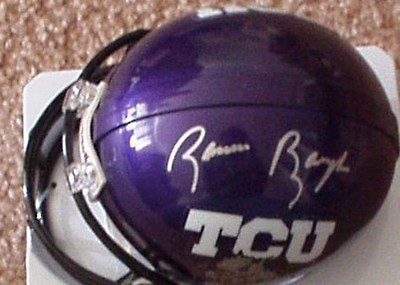 #ad Sammy Baugh autographed signed autograph TCU Horned Frogs Riddell mini helmet $188.88