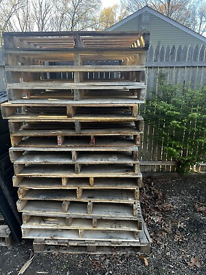 #ad wood pallets 48x40 $8 each Used. Pickup Or local Delivery $8.00