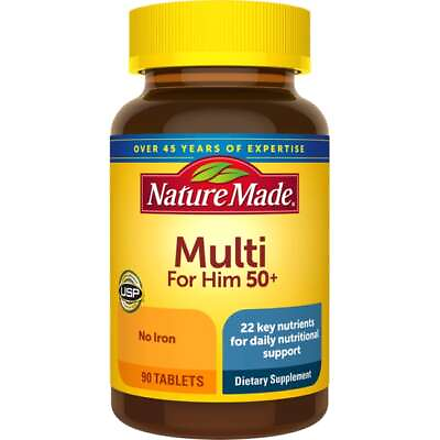 #ad Nature Made Multi For Him 50 No Iron 90 Tabs $15.75