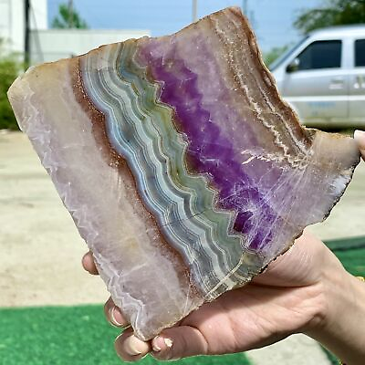 #ad 380G Natural and beautiful dreamy amethyst rough stone specimen $95.25