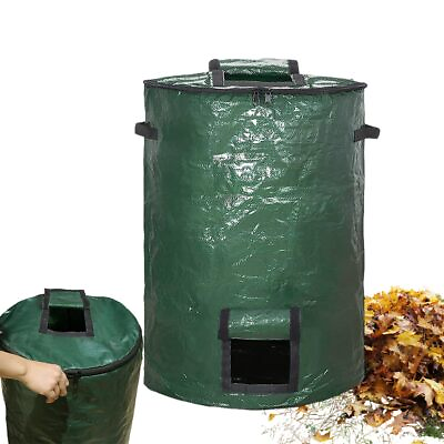 #ad Large Compost Bin BagsGarden Compost Bin Bags 80 Gallon 300L Outdoor Collap... $29.44
