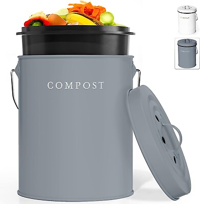 Compost Bin Kitchen Compost Bin Countertop Compost Bin for Kitchen Compost Buck $39.99
