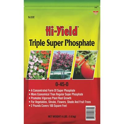 #ad #ad 2 Hi Yield 4 Lb. 0 45 0 Triple Super Phosphate Dry Plant Food $52.74