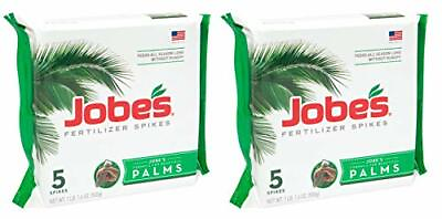 Jobe#x27;s Palm Tree Fertilizer Spikes 10 5 10 Time Release Fertilizer for All Ou... $35.73