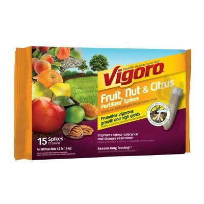#ad #ad Vigoro Plant Food amp; Fertilizer Fruit Nut And Citrus Fertilizer Spikes 15 Count $19.07