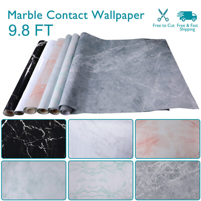 Marble Contact Paper Self Adhesive Peel amp; Stick Wallpaper PVC Kitchen Countertop $10.35