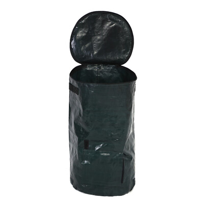 #ad 45x80cm Organic Waste Kitchen Garden Yard Compost Bag Environmental PE AOS $13.24
