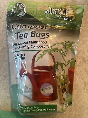 #ad Sustane Compost Tea Bags All Natural Plant Food $19.99