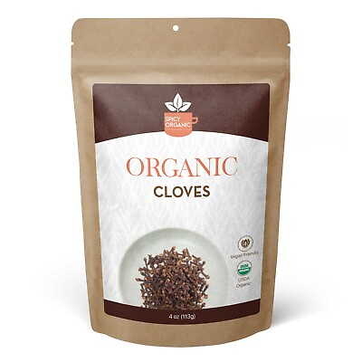 Organic Cloves Whole 4 OZ Non GMO Pure Clove Seed Spice for Savory Dishes $8.98
