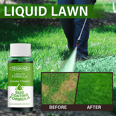 #ad #ad 60 ml Fast Acting Lawn Fertilizer for Thick and Lush Grass Growth Grass nutrient $7.12
