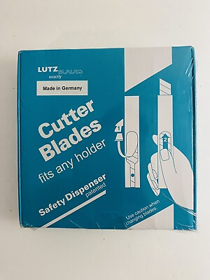 #ad #ad Lutz Blades Cutter Blades 100 Piece New Sealed Box Made In Germany $30.80