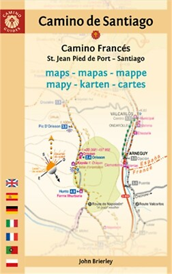 #ad Camino de Santiago Maps Camino Franc�s : St. Jean Pied de Port Santiago de Co $17.57