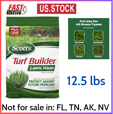 #ad Scotts Turf Builder Lawn Fertilizer 5000 sq. ft. 12.5 lbs. NEW $26.62