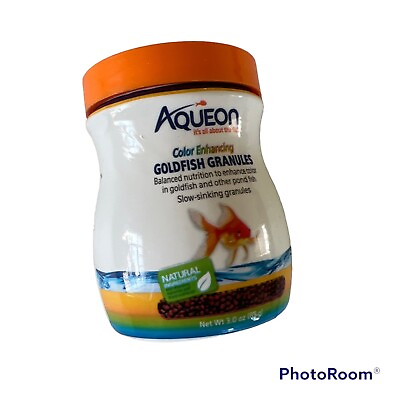 #ad Aqueon Color Enhancing Goldfish Granules 3 oz Exp 6 2025 $8.97