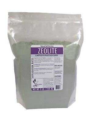 #ad 5 Lb Clinoptilolite Zeolite Powder Natural Water Retention Organic Silica $32.99