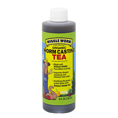 #ad WIGGLE WORM Organic Pure Worm Castings Tea Fertilizer Liquid Concentrate 8 Oz $17.97