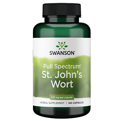 #ad Swanson St. John#x27;s Wort Aerial Parts Capsules 375 mg 120 Count $7.63