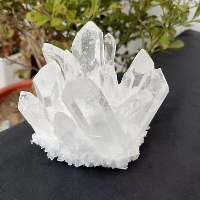 150g Large Natural White Clear Quartz Crystal Cluster Rock Stone Specimens Reiki $14.24