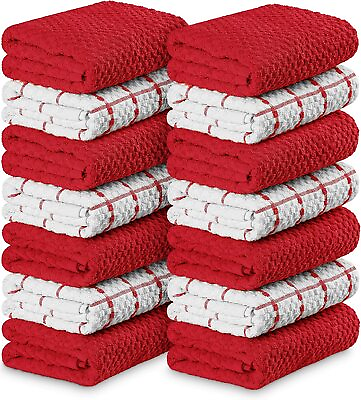 Utopia Towels12 Pack Kitchen Towel Dish Cloth Super Absorbent Tea Towels 15x25quot; $351.74