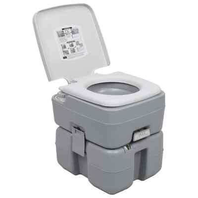Portable Camping Toilet Gray 5.32.6 gal vidaXL vidaXL $141.99