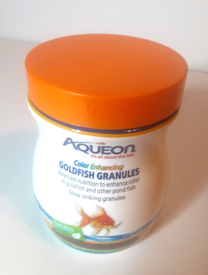 #ad Aqueon Color Enhancing Goldfish Granules 3 oz $3.00