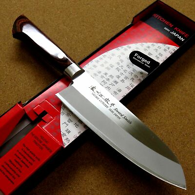 Japanese Masamune Kitchen Santoku Knife 170mm 7 in Bokashi 3 Layers SEKI JAPAN $81.25