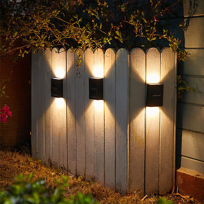 #ad #ad Solar 2LED Deck Light Path Garden Patio Pathway Stairs Step Fence Lamp Outdoor $3.75