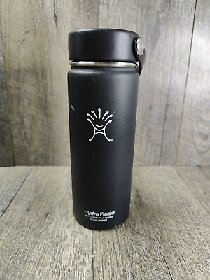 Black Hydro Flask 18 Oz black Rock Double Wall Vacuum Insulated Stainless Steel $15.00