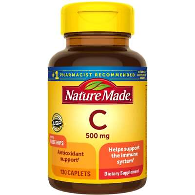 #ad Nature Made Vitamin C with Rose Hips 500 mg 130 Cplts $13.65