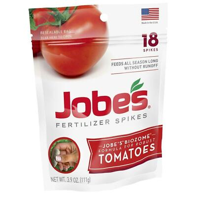 #ad Jobe#x27;s Tomato Fertilizer Spikes 18 Spikes $14.59