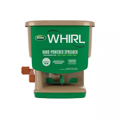 #ad #ad NEW Whirl Hand Held 1500 Sq. Ft. Spreader for Fertilizer Grass Seed $36.34