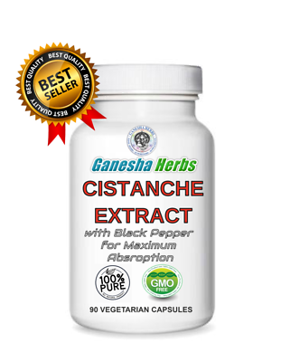 #ad Organic CISTANCHE TUBULOSA High Potency 20:1 extract 90 Capsules NEW BATCH $19.99