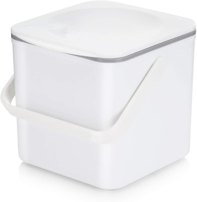 #ad Minky Homecare Kitchen Compost Bin – Countertop Food Waste Caddy with Easy Wipe $28.03