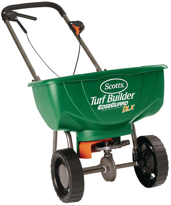 #ad Scotts 15000 sq feet Broadcast Seed Fertilizer Grass Lawn Spreader Push Wheels $104.37