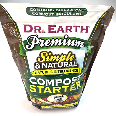 #ad #ad Dr. Earth Premium Compost Starter 3lb Bag Soil Fertilizer *NEW SEALED* 09 2025 $17.97