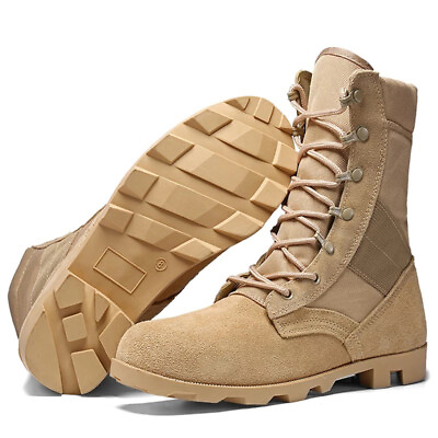#ad Zapatos Para Trabajar Construcción de Hombre Militares Calzado Antideslizantes $65.00