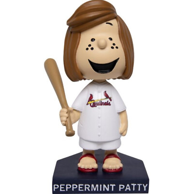 #ad St. Louis Cardinals Peppermint Patty Bobblehead Peanuts Theme 4 8 24 SGA NIB $34.99