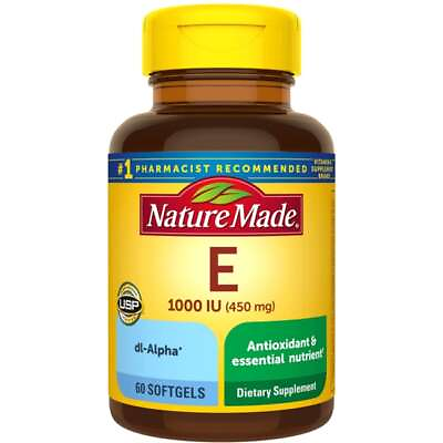 #ad #ad Nature Made Vitamin E 1000 Iu 450 mg 60 Sgels $17.27