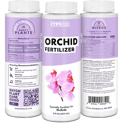 #ad 250ml 8Oz Liquid Fertilizer Orchid Plant Food for All Orchids and Houseplants $25.25