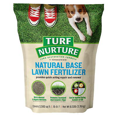 #ad #ad Turf Nurture Natural Base Lawn Fertilizer 8.33 lb. Bag Covers 2500 Sq. ft. $19.99
