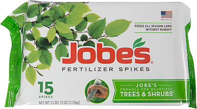 #ad Jobe’S Slow Release Tree and Shrub Fertilizer Spikes Easy Plant Care for Oak M $19.95