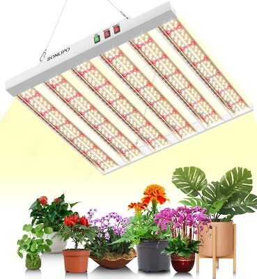 SONLIPO SPF2000 SPF4000 LED Grow Light Full Spectrum for Indoor Plants VEG IR $199.99