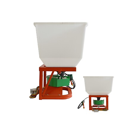 #ad #ad 49.4lb 12 Volt ATV Capacity Dry Material Broadcast Spreader Fertilizer Salt Seed $336.00