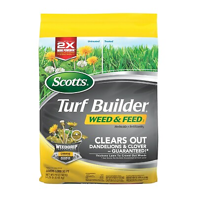 Scotts Turf Builder Weed and Feed 3 14.29 lbs. Covers 5000 sq. ft. $34.49