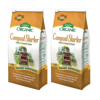 Espoma Compost Starter All Natural Organic Composting Aid 4# 2 Pack $25.82