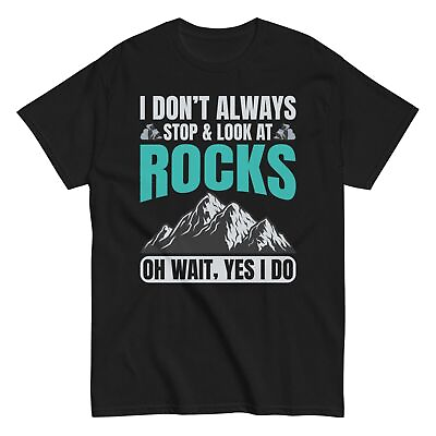 #ad #ad Funny Geologist Geology Rock Hunting T Shirt Lapidary Gift Rock Collector Tee $19.99
