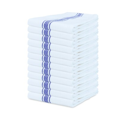 Striped Kitchen Tea Towels Packs of 12 Dish Towels 15 x 25 in Color Options $199.99