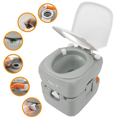 #ad #ad RecPro Newavo SXL Portable RV Toilet 5.8 Gal Capacity Camping Toilet Outdoor $104.95