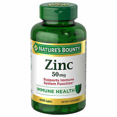#ad Nature’s Bounty Zinc 50 mg 400 Caplets for Immune Health Exp 05 2026 $15.39