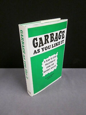 #ad Garbage as You Like It Stop Pollution Recycle Waste 1971 Goldstein Compost $16.96